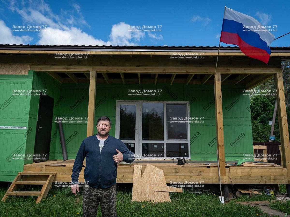 Строительство дома в СНТ «Звездный», Московская область
