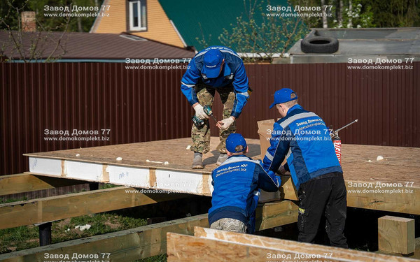 Строительство дома в СНТ «Звездный», Московская область