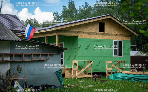 Строительство дома в СНТ «Звездный», Московская область
