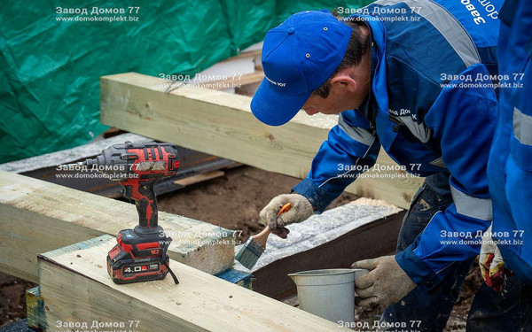 Строительство дома в СНТ «Полесье-2», Московская область