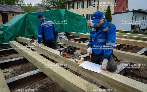 Строительство дома в СНТ «Полесье-2», Московская область