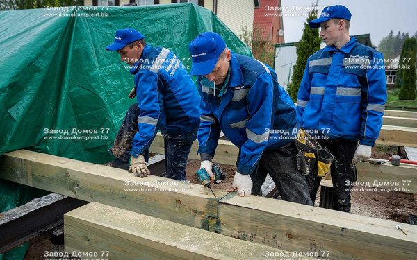 Строительство дома в СНТ «Полесье-2», Московская область