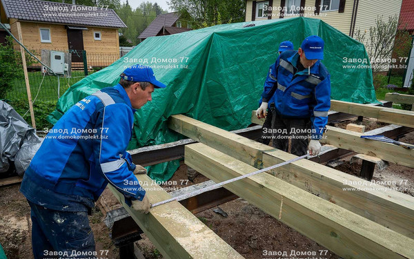 Строительство дома в СНТ «Полесье-2», Московская область