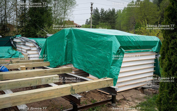 Строительство дома в СНТ «Полесье-2», Московская область