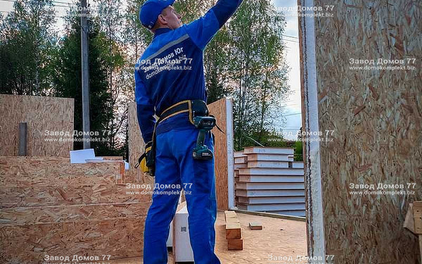 Строительство дома в СНТ «Полесье-2», Московская область
