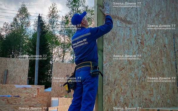 Строительство дома в СНТ «Полесье-2», Московская область